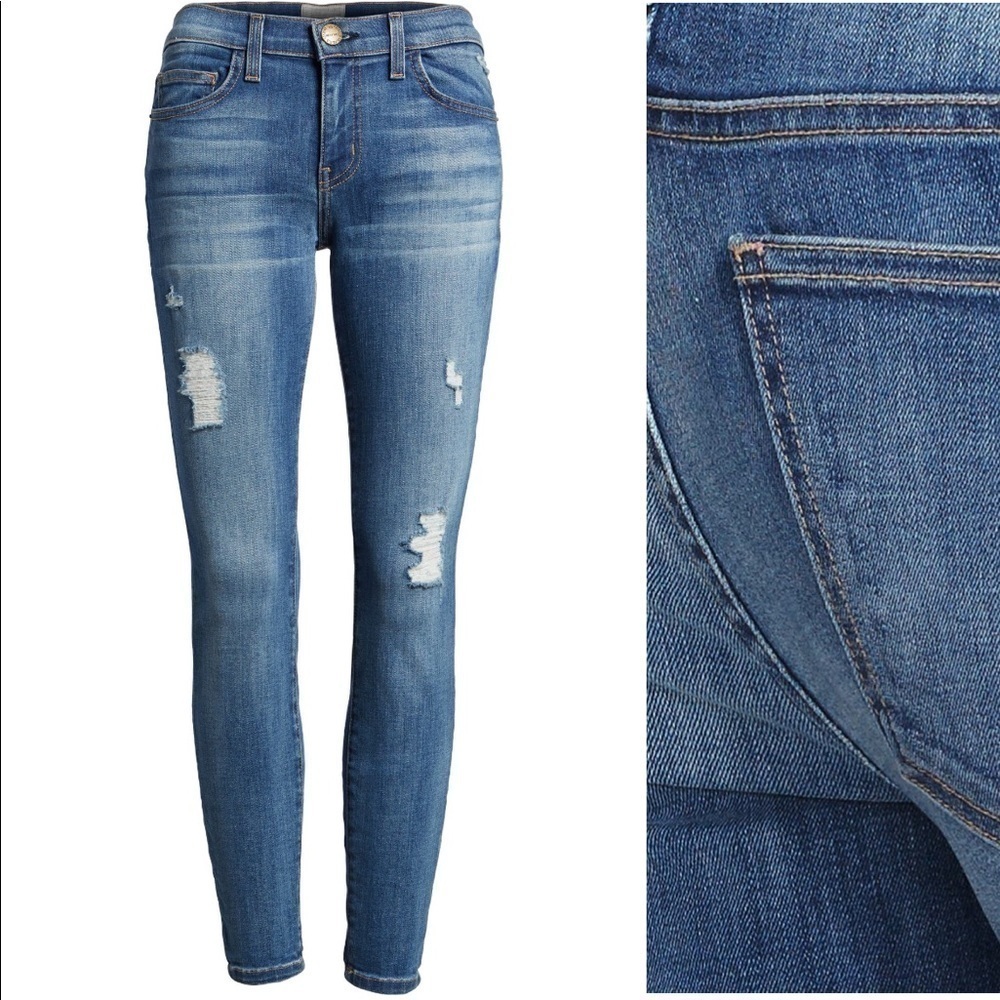 Current/Elliott The Stiletto Skinny Jeans in Niagara Destroy